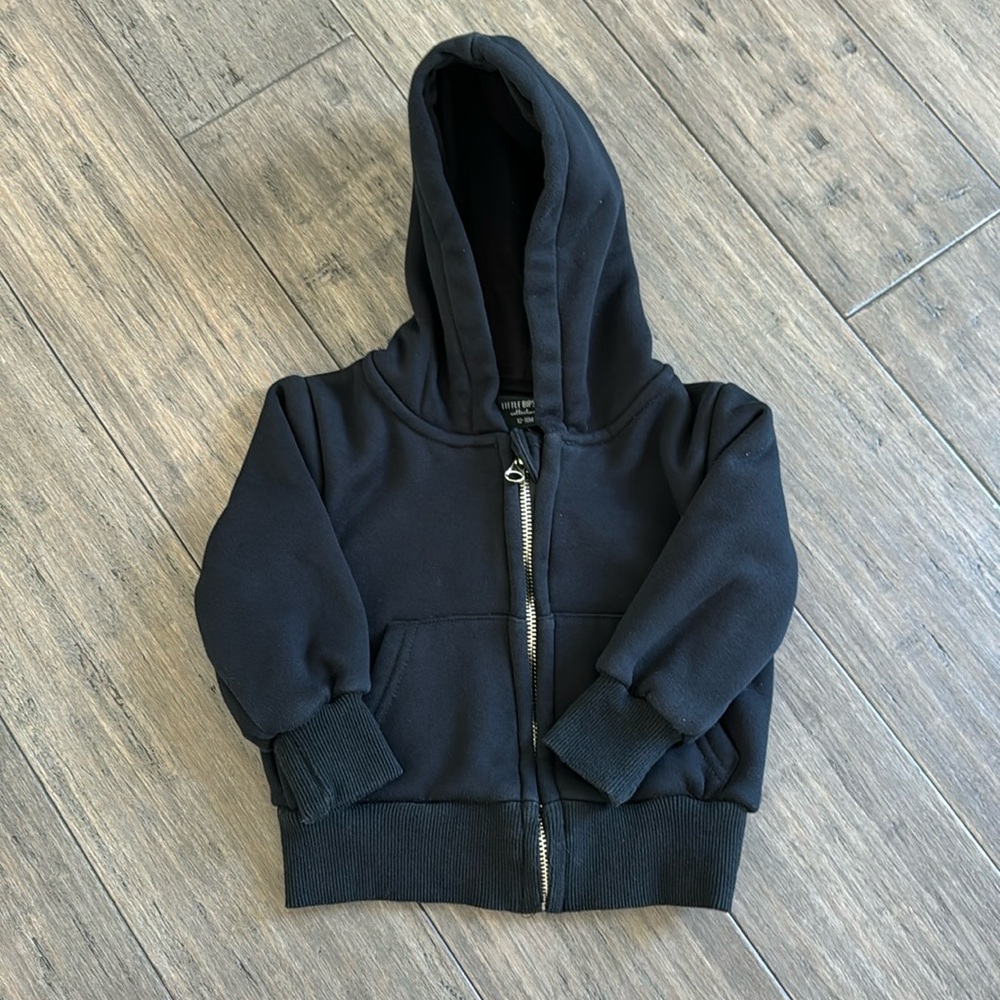 Little bipsy zippered hoodie